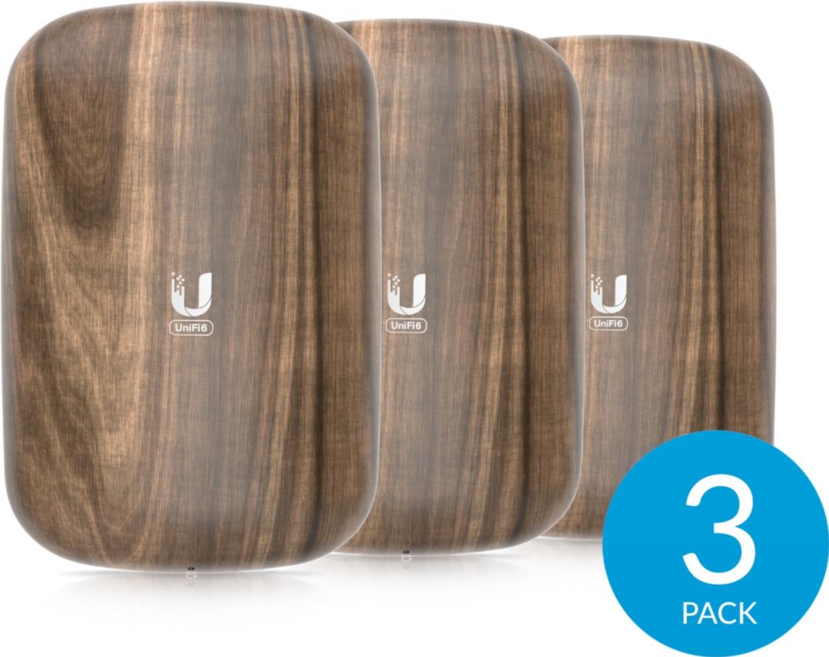 UniFi Access Point BeaconHD / U6 Extender Cover, Holz, 3-Pack