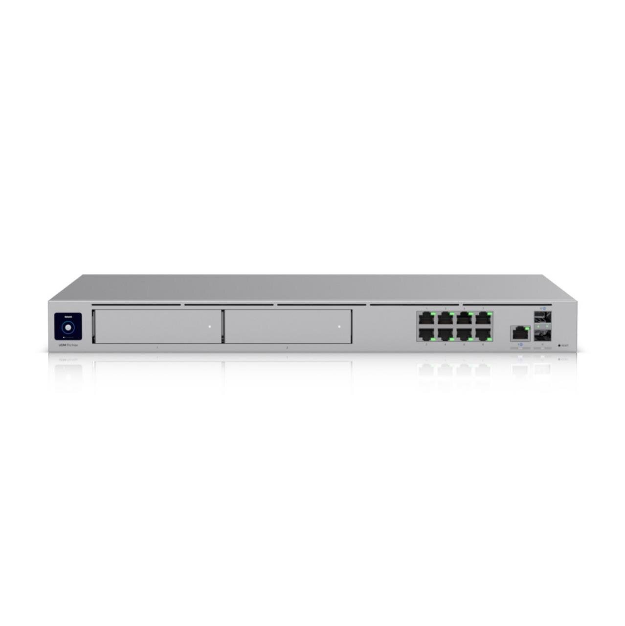 UniFi Dream Machine Pro Max, 2x 10 Gbit SFP+, 1x 2.5 Gbit, 8x 1 Gbit, Dual WAN