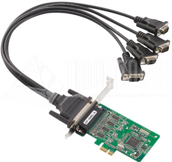 4-port RS-232 PCI Express Serial Board, Low Profile