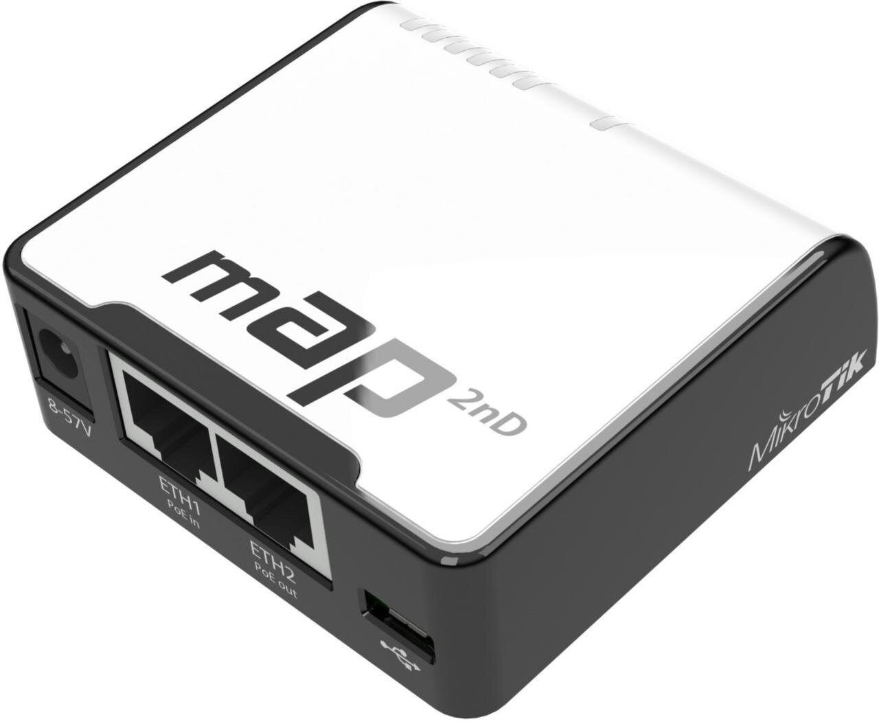 mAP mit QCA9531 650Mhz CPU, 64MB RAM, 2xLAN, Dual Chain 2.4Ghz 802.11b/g/n