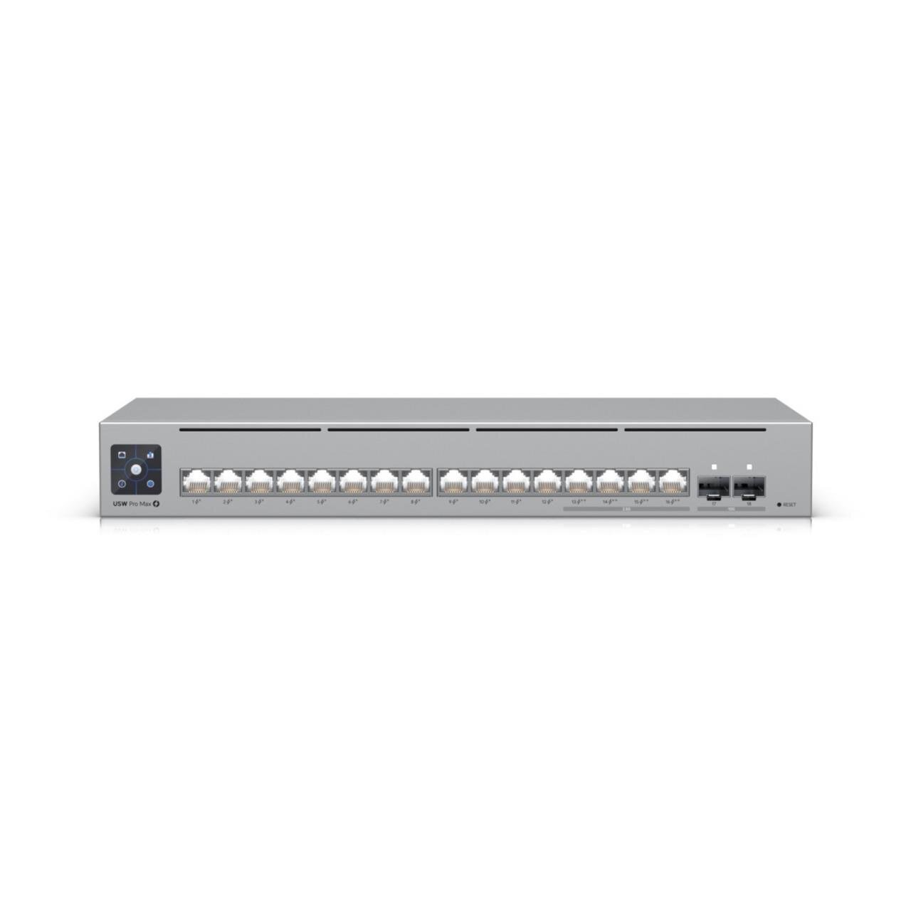 UniFi USW Pro Max PoE 802.3at/bt 16-Port Gigabit Layer 3 Etherlighting™ Switch