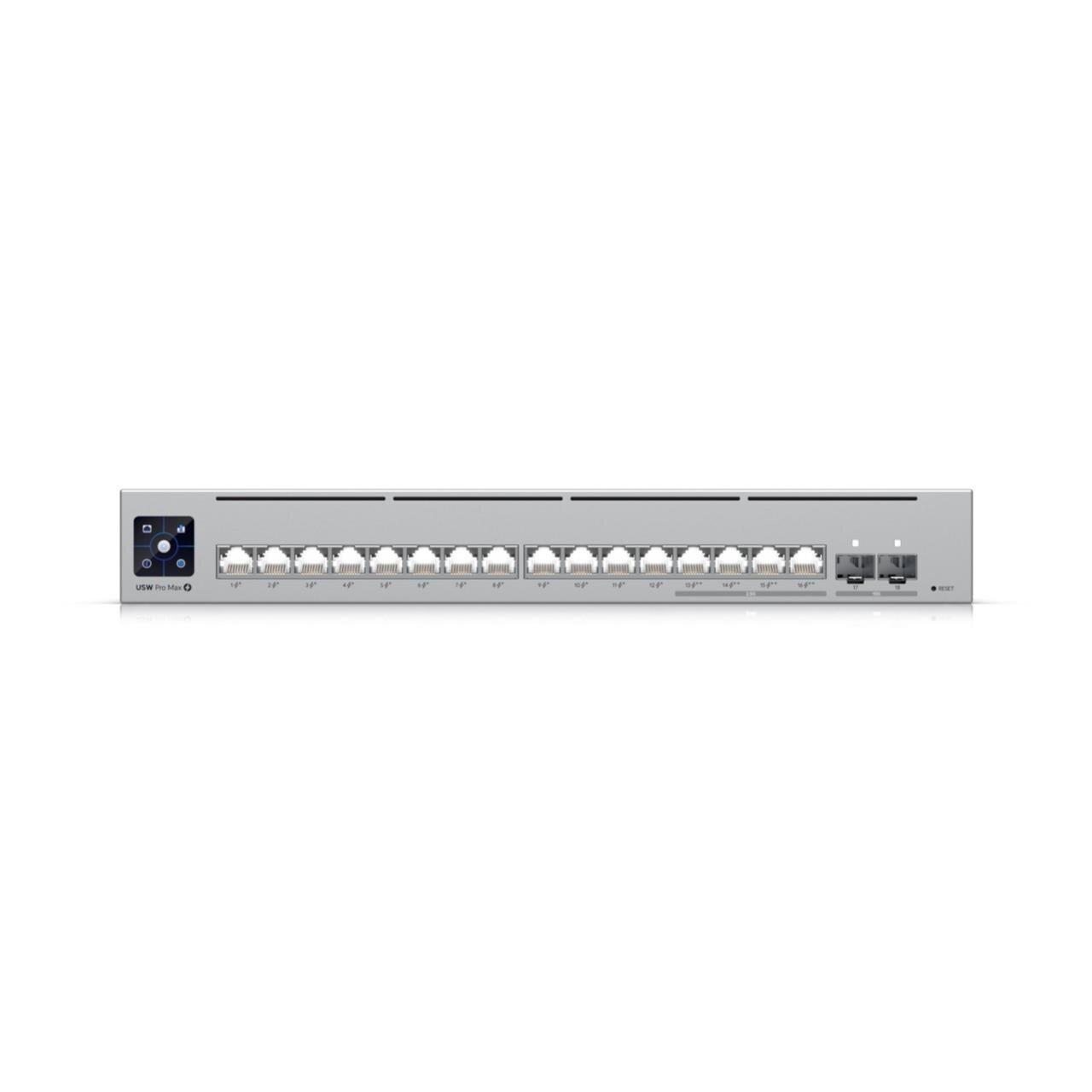 UniFi USW Pro Max PoE 802.3at/bt 16-Port Gigabit Layer 3 Etherlighting™ Switch