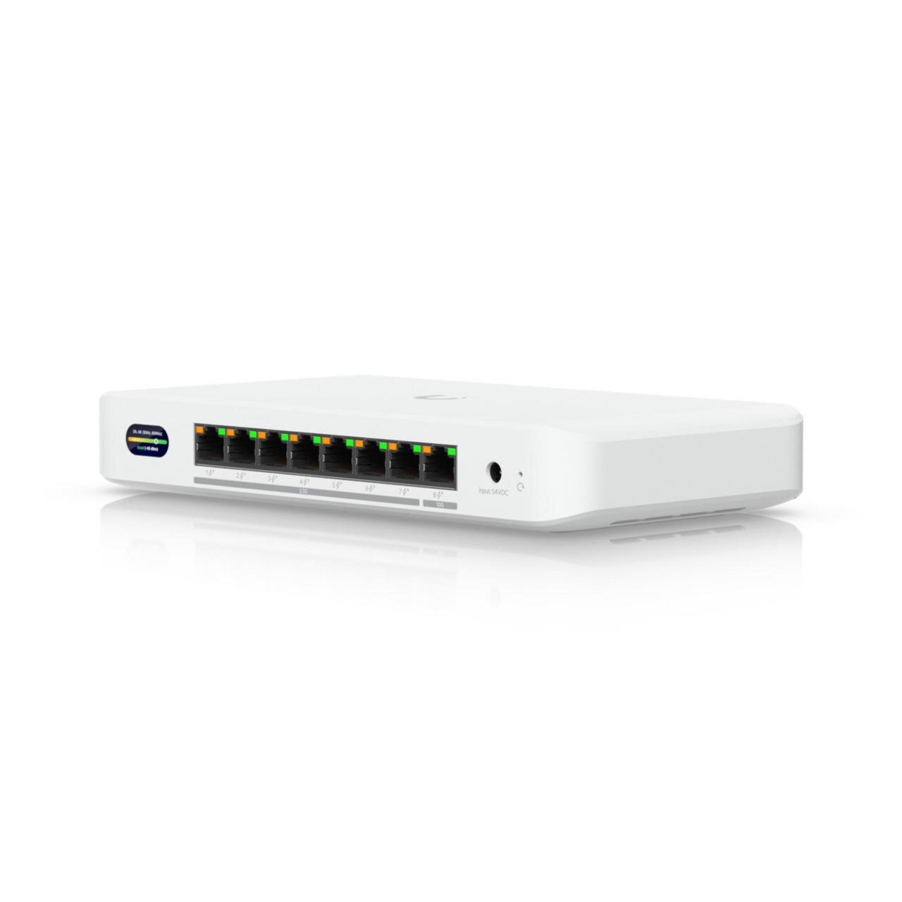 UniFi Device Bridge Switch, WiFi 7, 1x 10 GbE, 7x 2.5 GbE, PoE
