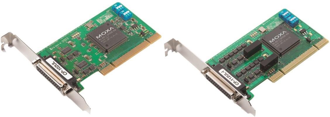 2-Port RS-232/422/485 Univ. PCI Serial Boards, Low Profile