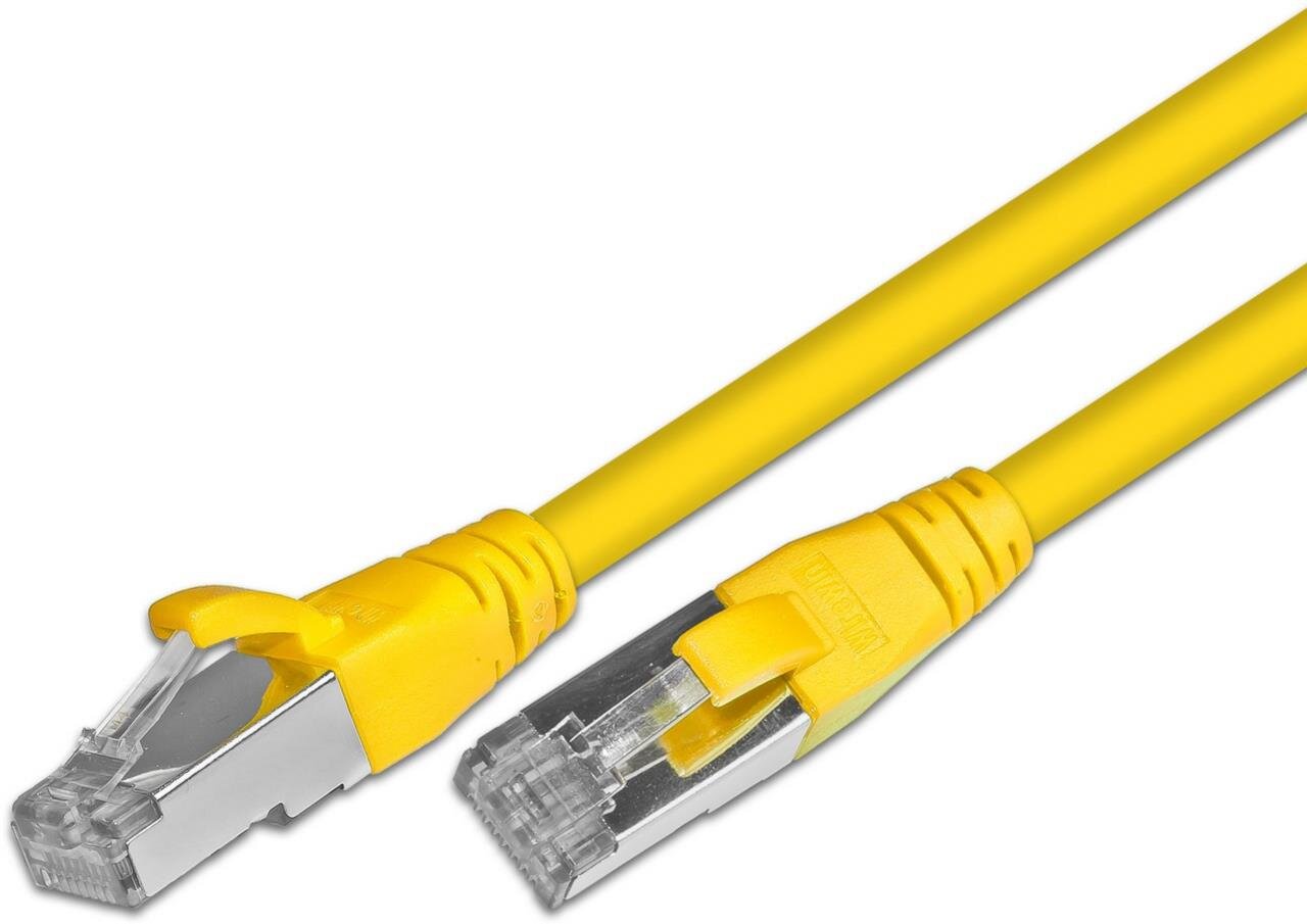 KAT5E Patchkabel, F/UTP, LSOH, Liftime Warranty, gelb
