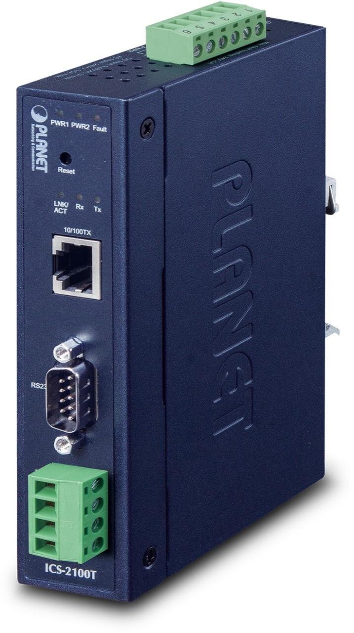 IP30 Industrial 1-Port RS232/RS422/RS485 Serial Device Server