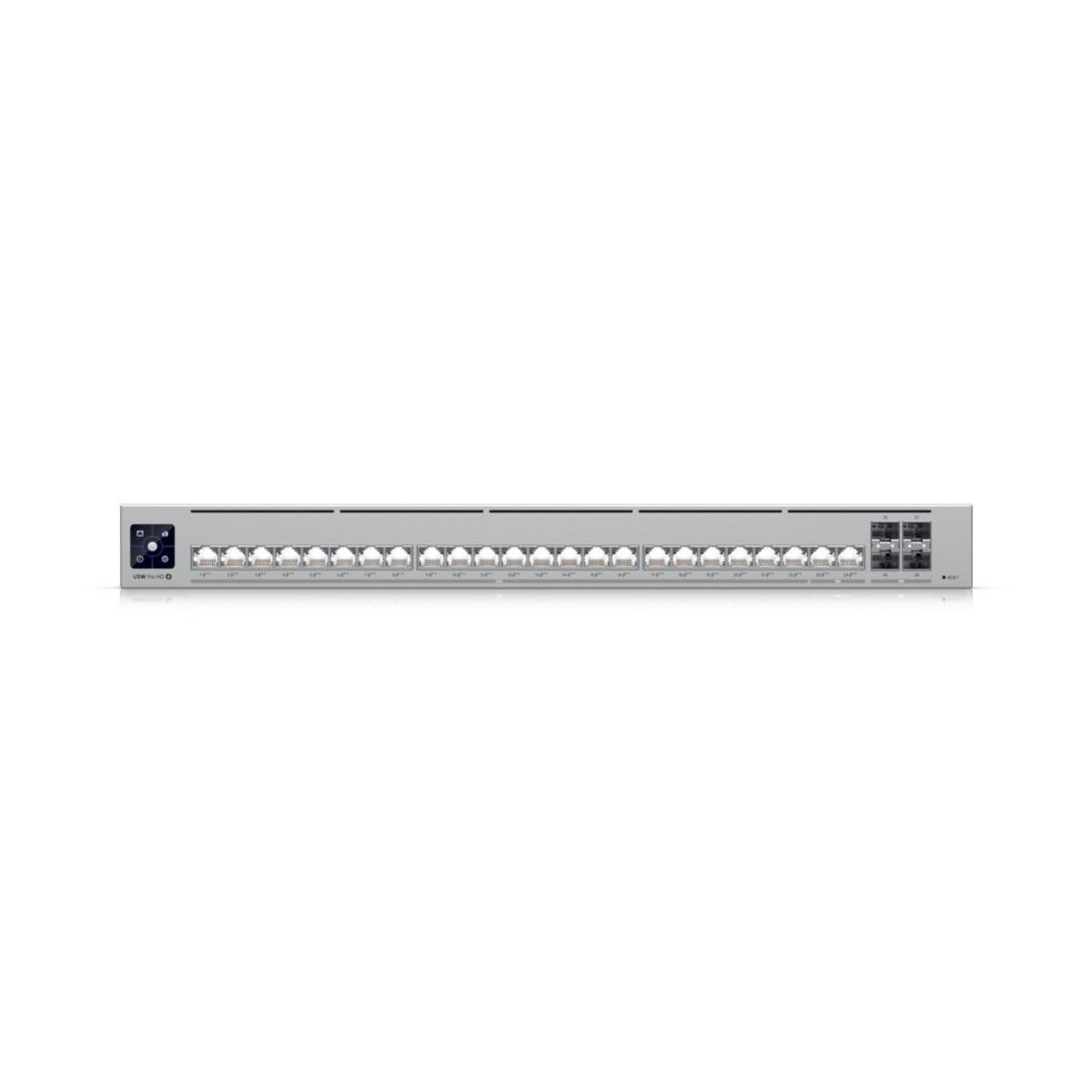 UniFi USW Pro HD PoE 802.3at/bt 24-Port Gigabit Switch mit Layer3 Features, SFP+