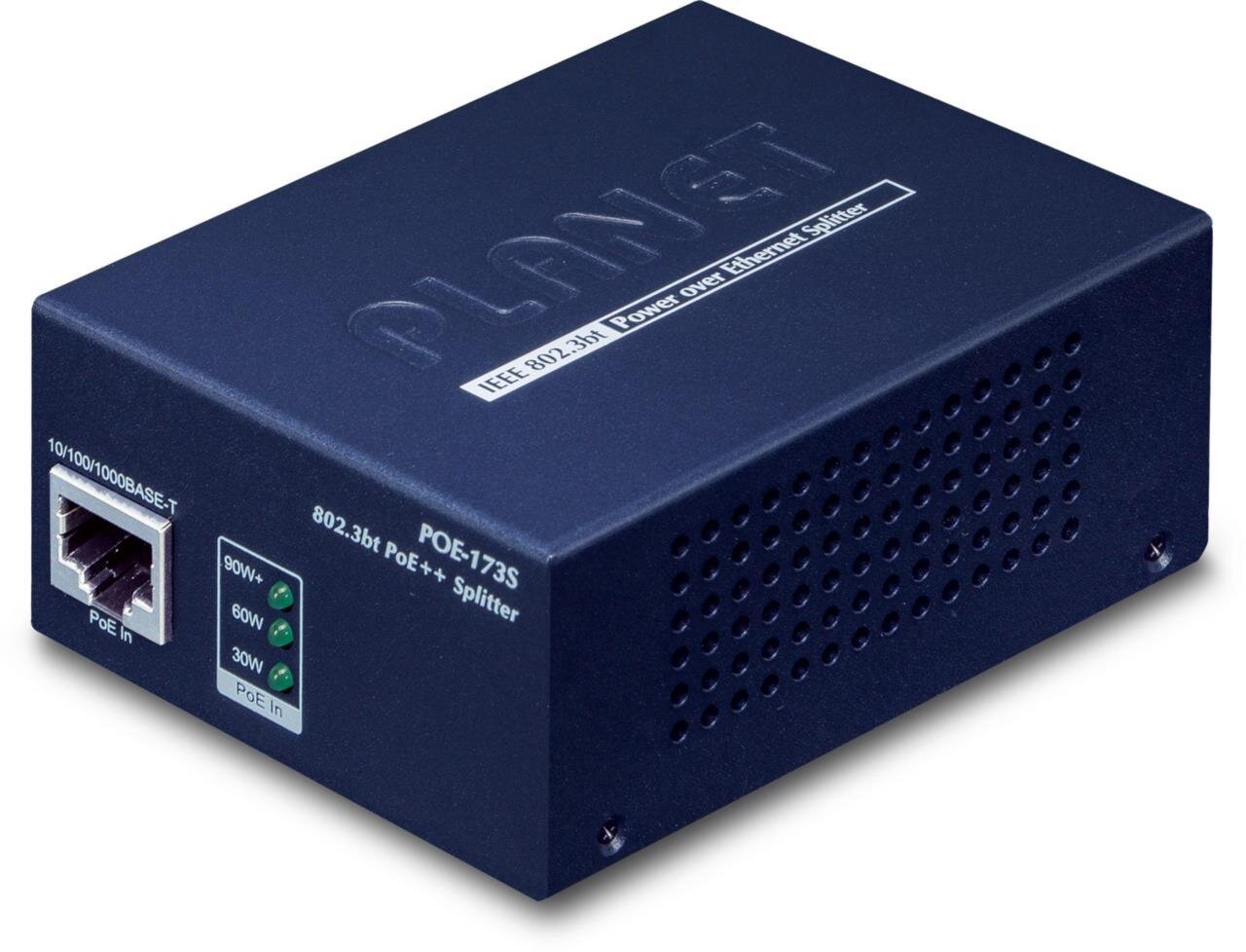 Single-Port 10/100/1000Mbps 802.3bt PoE++ Splitter