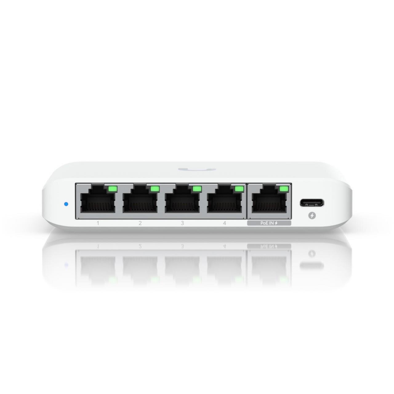 UniFi Flex Mini 2.5 Gigabit 5-Port Kompakt-Switch, PoE-In