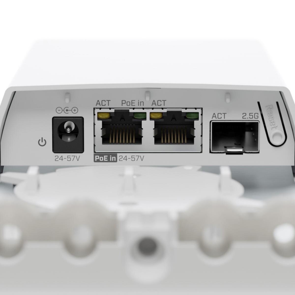 Smart 1/2.5Gbit SFP zu 2x 1Gbit Ethernet Fiber-zu-Kupfer-Konverter, IP55, PoE-In