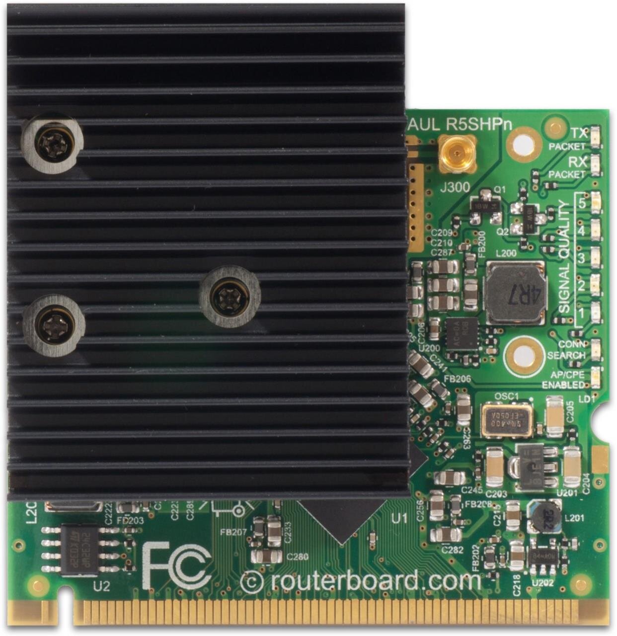 R5SHPn 802.11a/n Super High Power MiniPCI card with MMCX connector