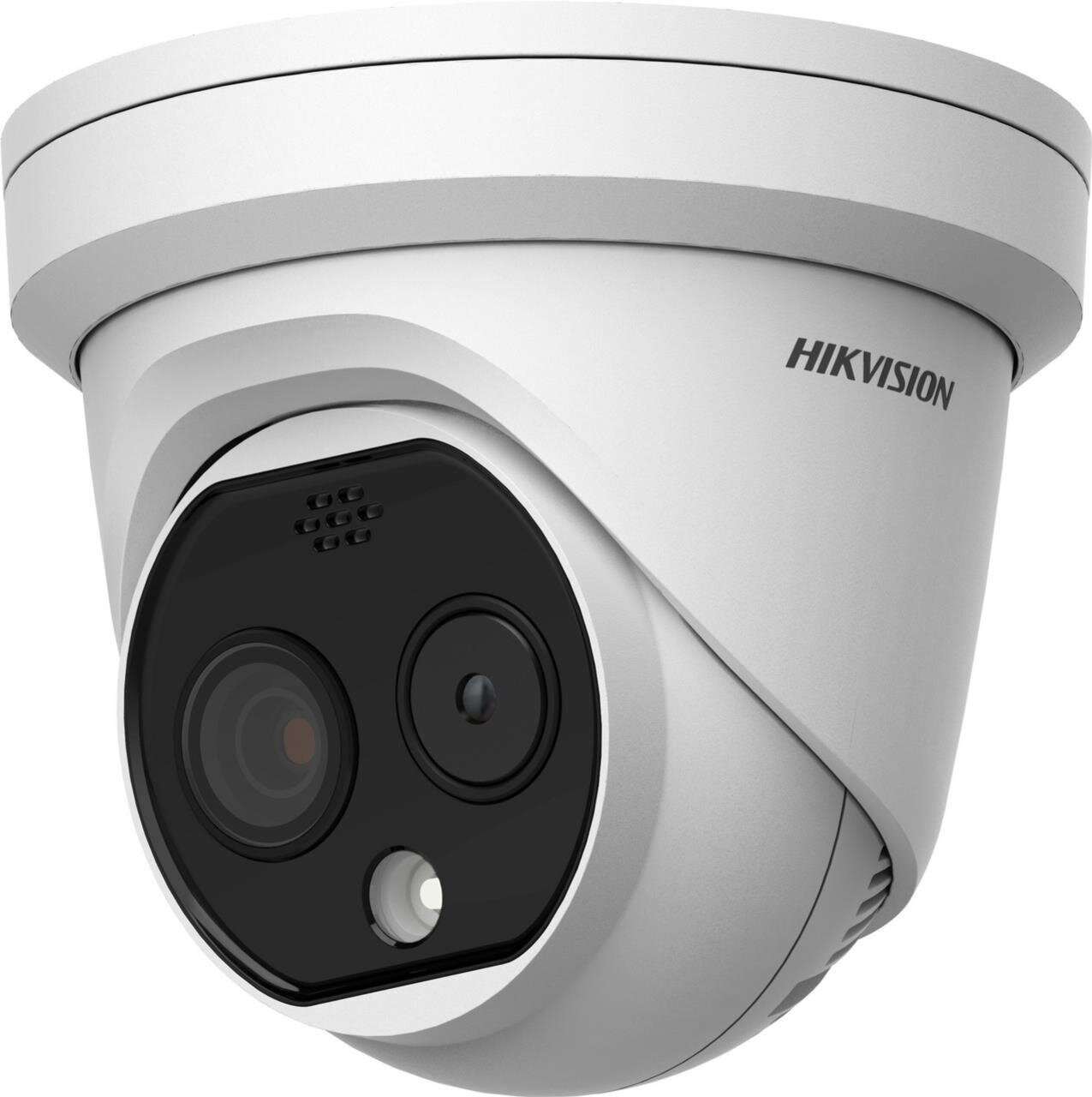 DS-2TD1228-2/QA - 4MP IP fixed Thermal & Optical Turret Kamera, IP66, PoE