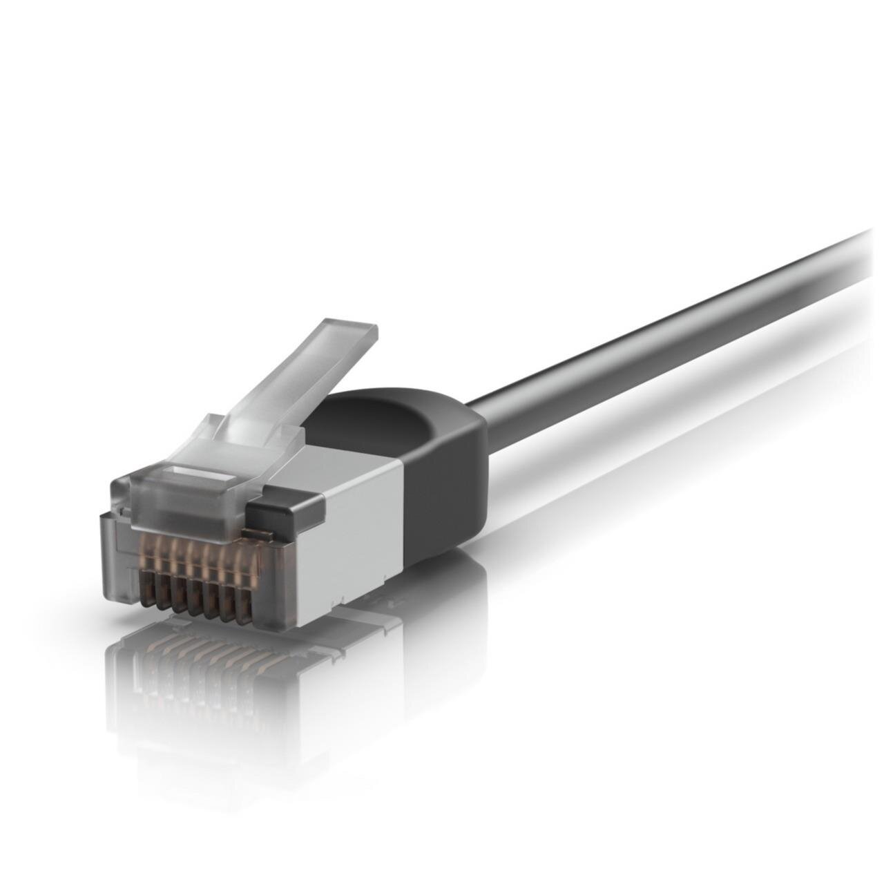 UniFi Premium Patch-Kabel Outdoor, geschirmt, optimiert für 10GbE, schwarz