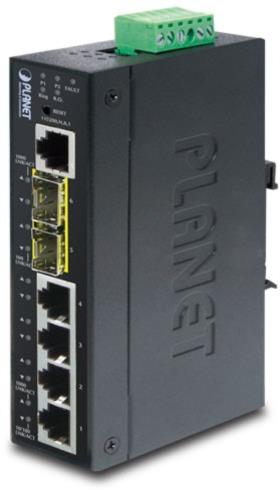 Industrial L2+/4 4Port Gbit + 2Port 100/1000X SFP managed Switch