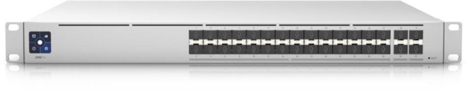 UniFi Aggregation Switch, Layer3, 4x 25Gbit SFP28 Ports + 28x 10Gbit SFP+ Ports