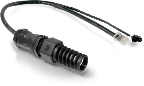 QuRJ45-PL, Outdoor IP68 RJ45-Buchsen-Adapter mit PoE-Splitter