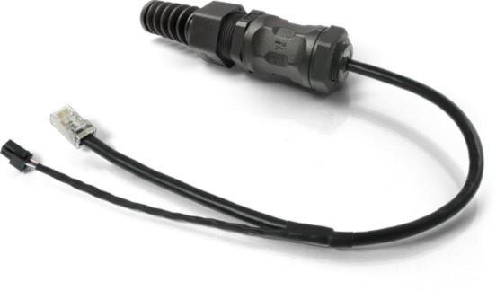 QuRJ45-PL, Outdoor IP68 RJ45-Buchsen-Adapter mit PoE-Splitter