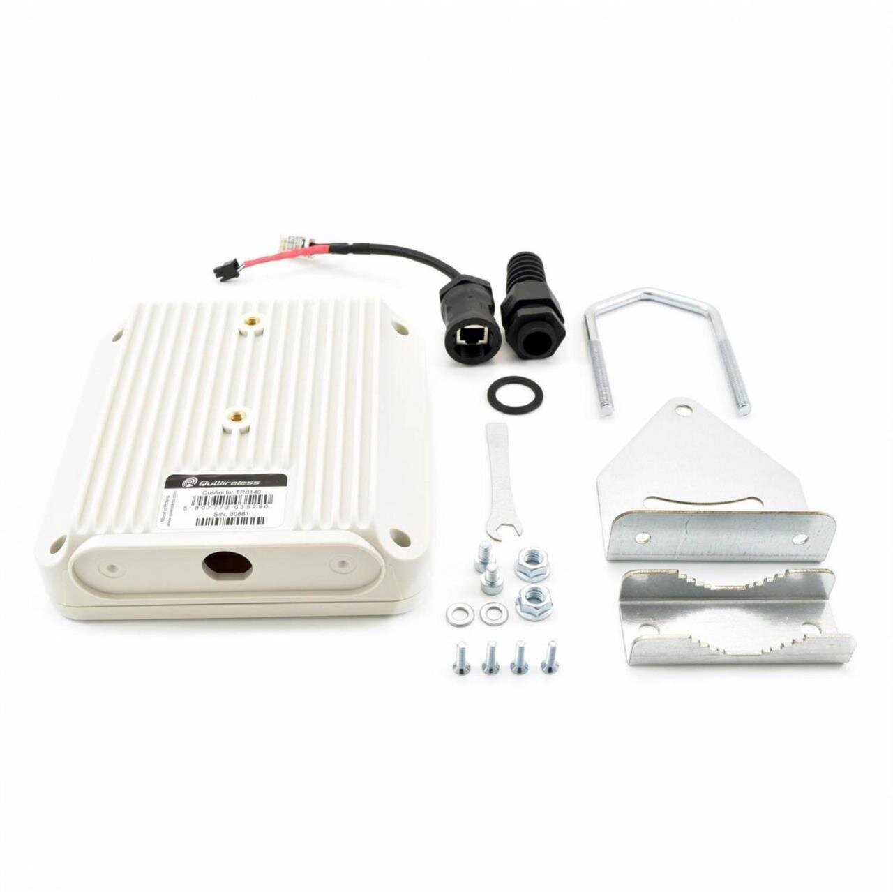 QuMini für TRB140, IP67 Outdoor Gehäuse mit LTE Omni-Antenne