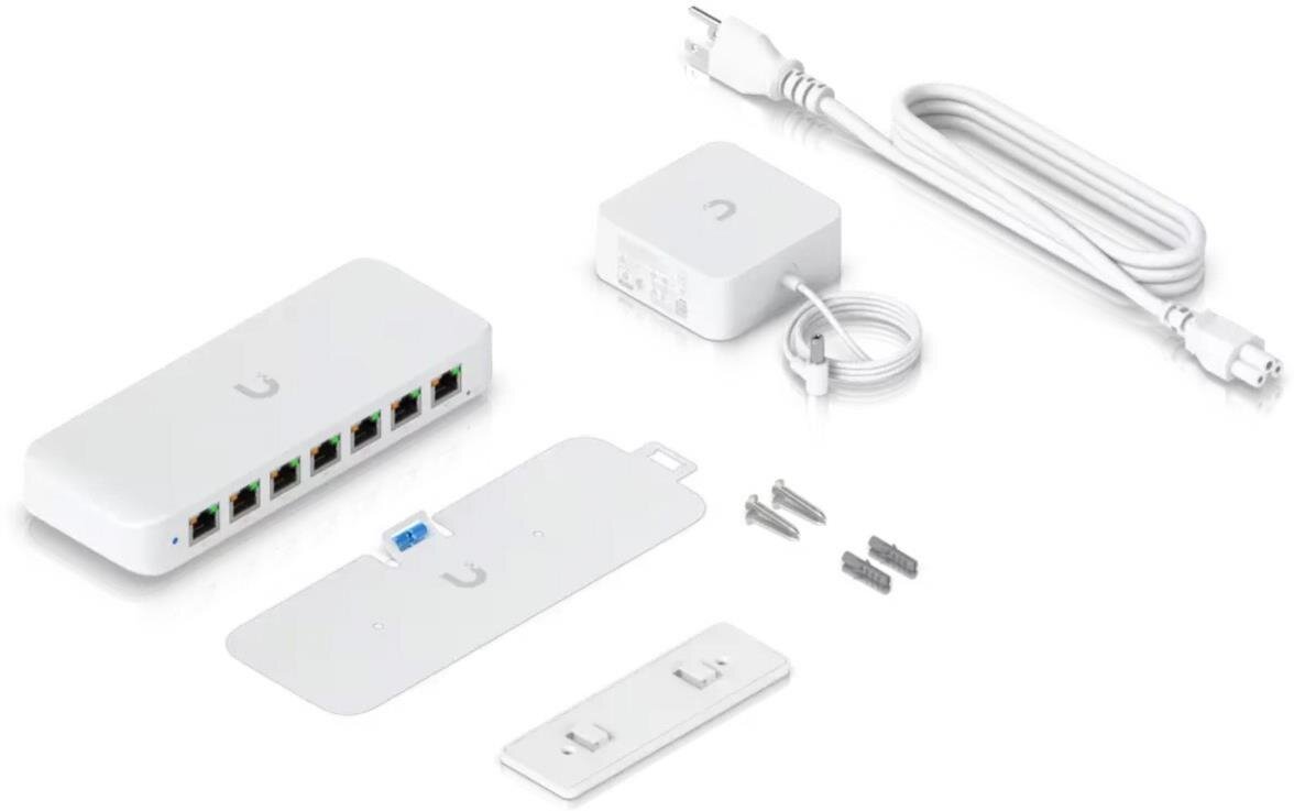 UniFi USW-Ultra PoE 8-Port Gigabit Layer2 Switch, PoE-in, 60W Netzteil