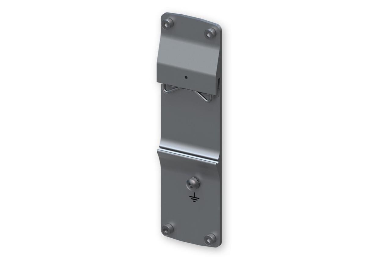 TSW1 Rückwand mit DIN-Hutschienenhalter