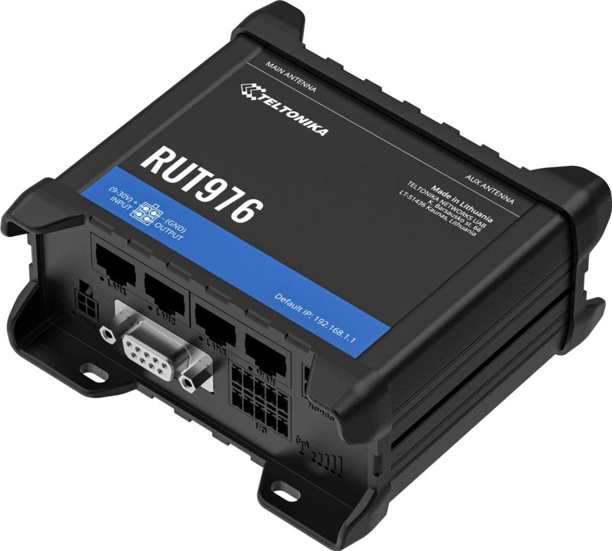RUT976 - Industrie RedCap 5G Dual SIM Router, mit Ethernet, I/O, GNSS, RS485/232