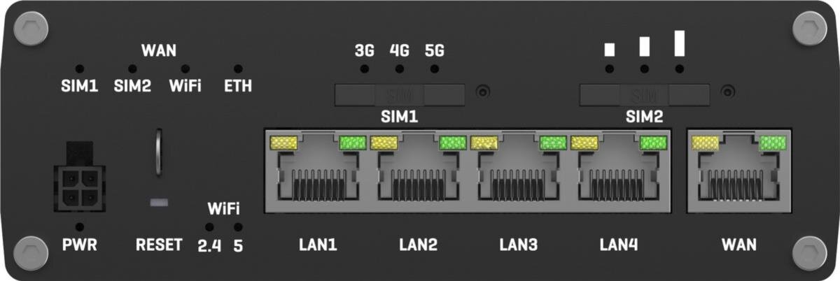 Industrie 5G/LTE Router für professionelle Anwendungen, Digitale I/Os