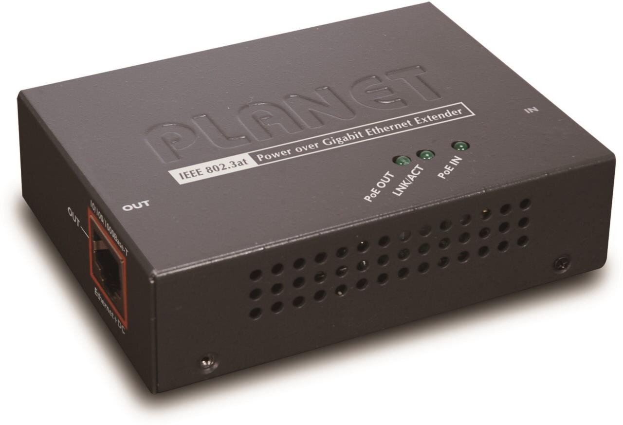 IEEE 802.3at POE+ Repeater (Extender) - High Power POE