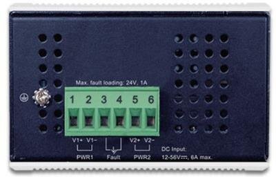 IP30 Industrial 2Port 100/1000X SFP to 1Port 1Gbit 802.3bt PoE++ Media Converter