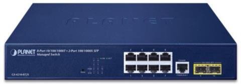 L2 / 8-Port Managed Gigabit Switch + 2 SFP Interfaces