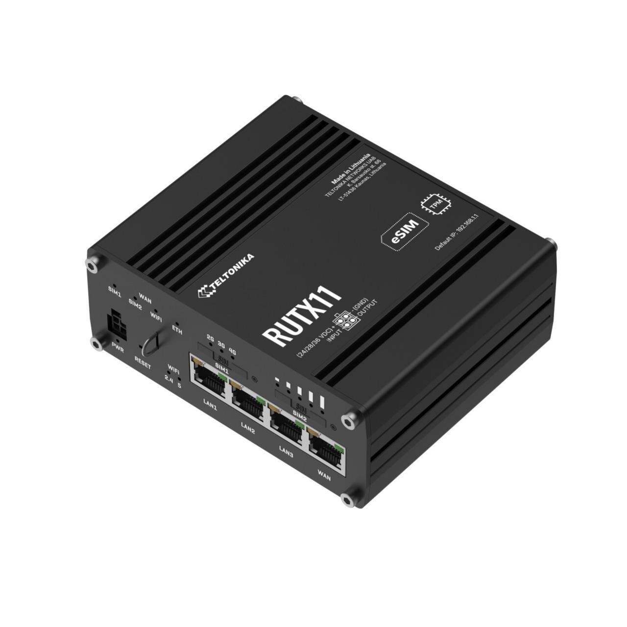 LTE Cat6 Dual SIM Router, 4x 1Gbit, Wave-2 802.11ac, GPS, Bluetooth LE, RMS