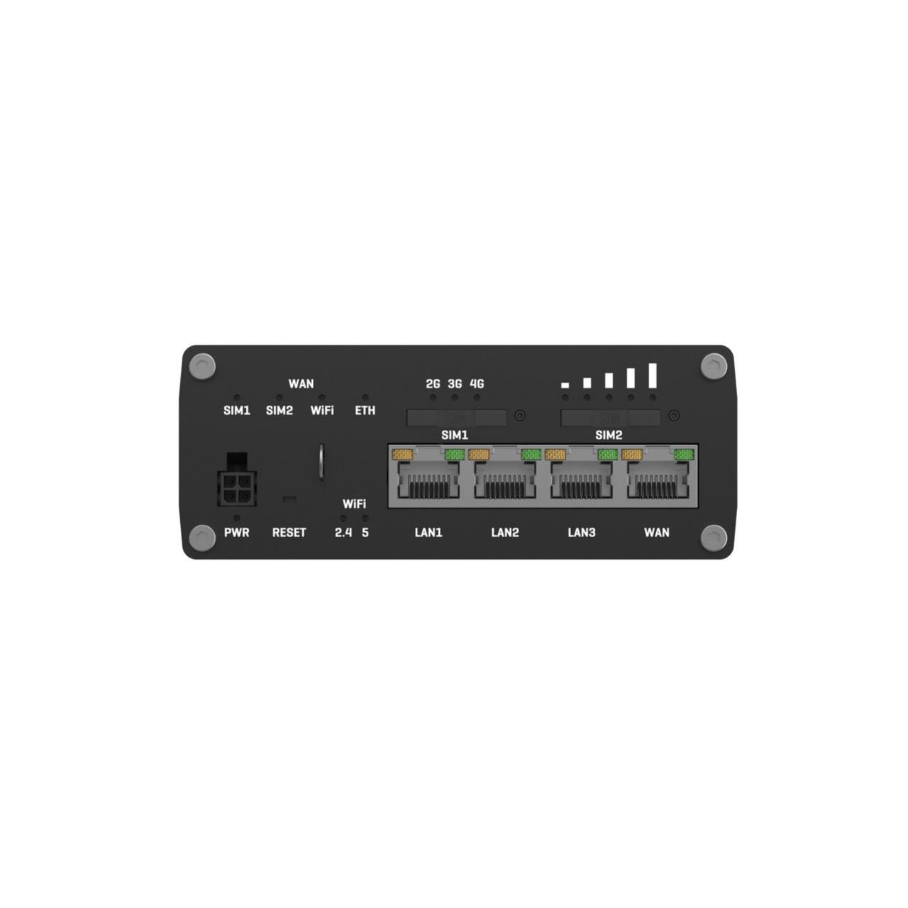 LTE Cat6 Dual SIM Router, 4x 1Gbit, Wave-2 802.11ac, GPS, Bluetooth LE, RMS