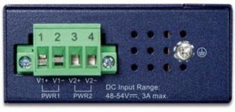 Industrial 4-Port Gbit 802.3at  PoE + 1-Port 10/100/1000T Switch, -40°C - +75°C