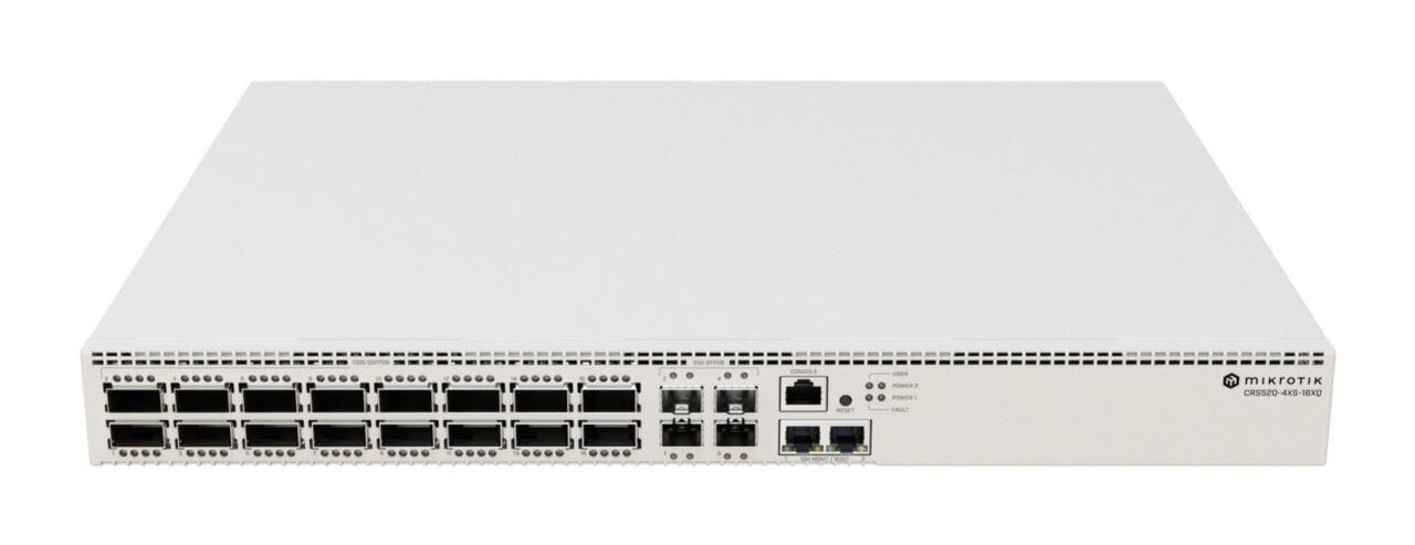 Cloud Router Switch, 16x 100GB QSFP28, 4x 25GB SFP28, 2x 10GB, 2x Netzteil