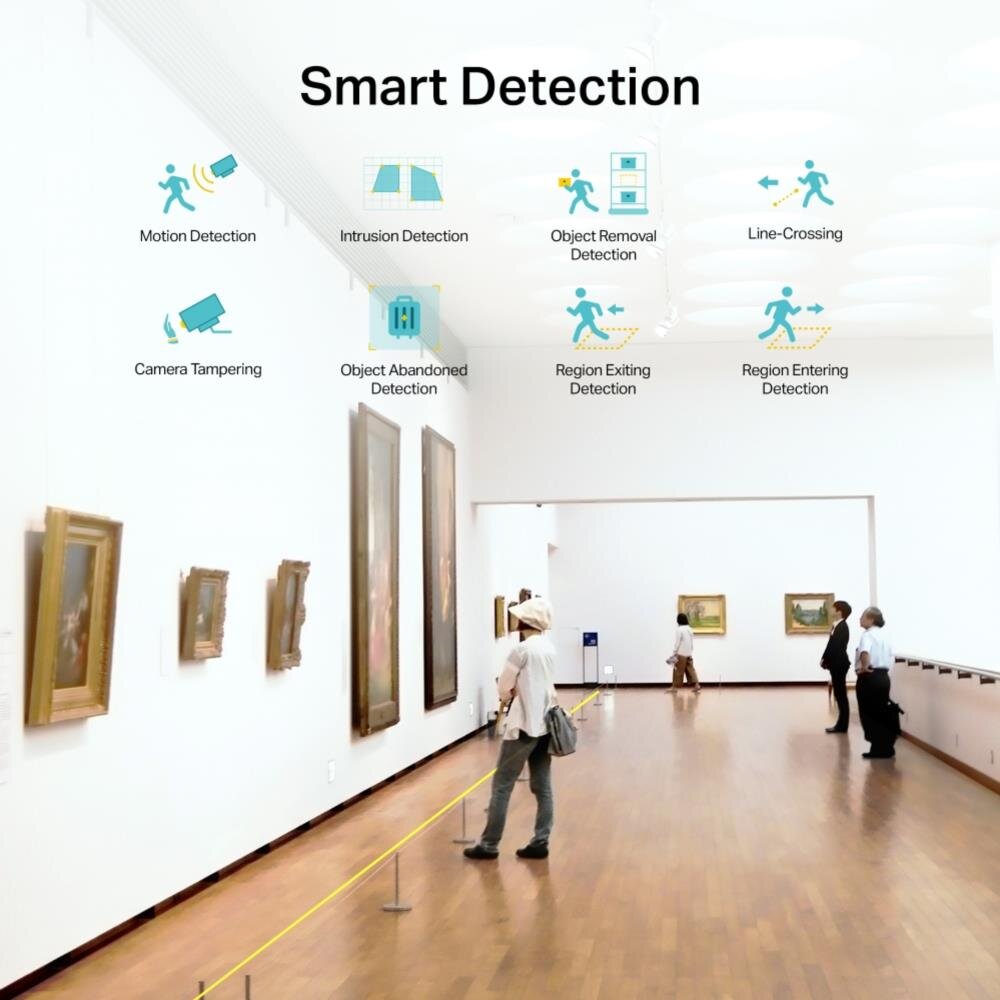 VIGI 4MP Full-Color WiFi Turret Netzwerk Kamera