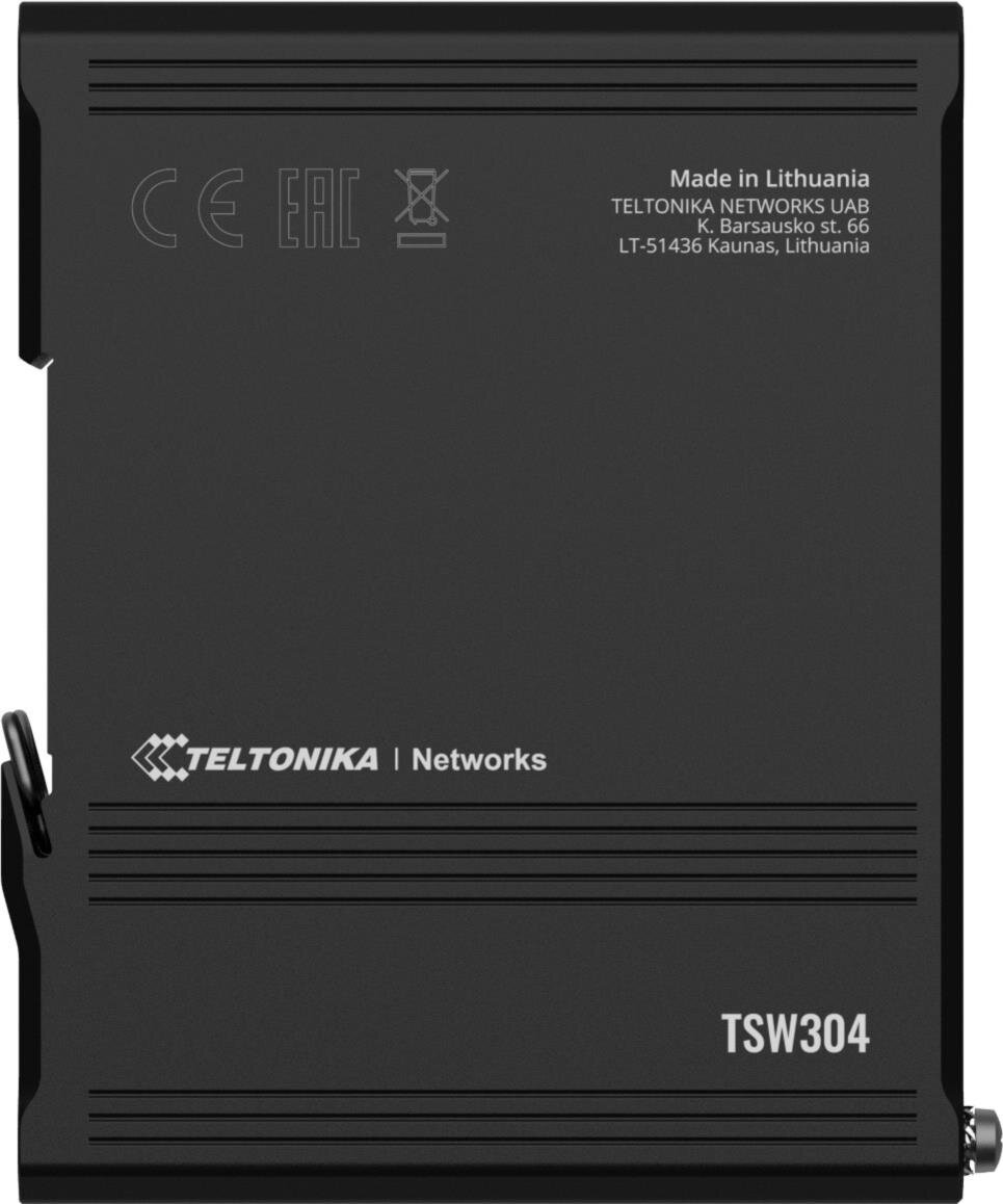 IP30 Industrie 4-Port 1Gbit unmanaged Switch, PoE-In, -40°C - +75°C