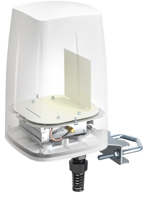 QuSpot für TRB140 mit Gehäuse, IP67 Outdoor Gehäuse mit LTE Omni-Antenne
