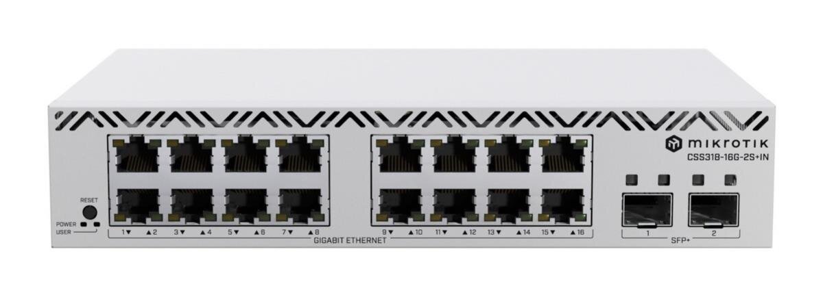 CSS318-16G-2S+IN Cloud Smart Switch, 16x Gbit, 2x SFP+, Desktop/10