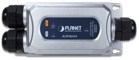 IP67 Industrial 1000BASE-X SFP to 10/100/1000BASE-T 802.3at PoE+ Media Converter