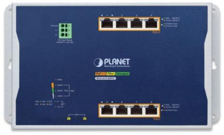 Industrial 4-Port Gbit 802.3bt PoE + 4-Port Gbit 802.3at PoE + 2x SFP Switch