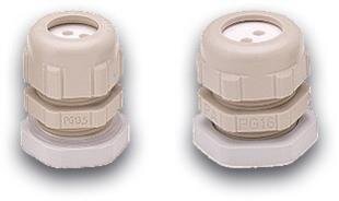 PG16 PVC Verschraubung mit Ausgang für 2/4 LWL Patchkabel