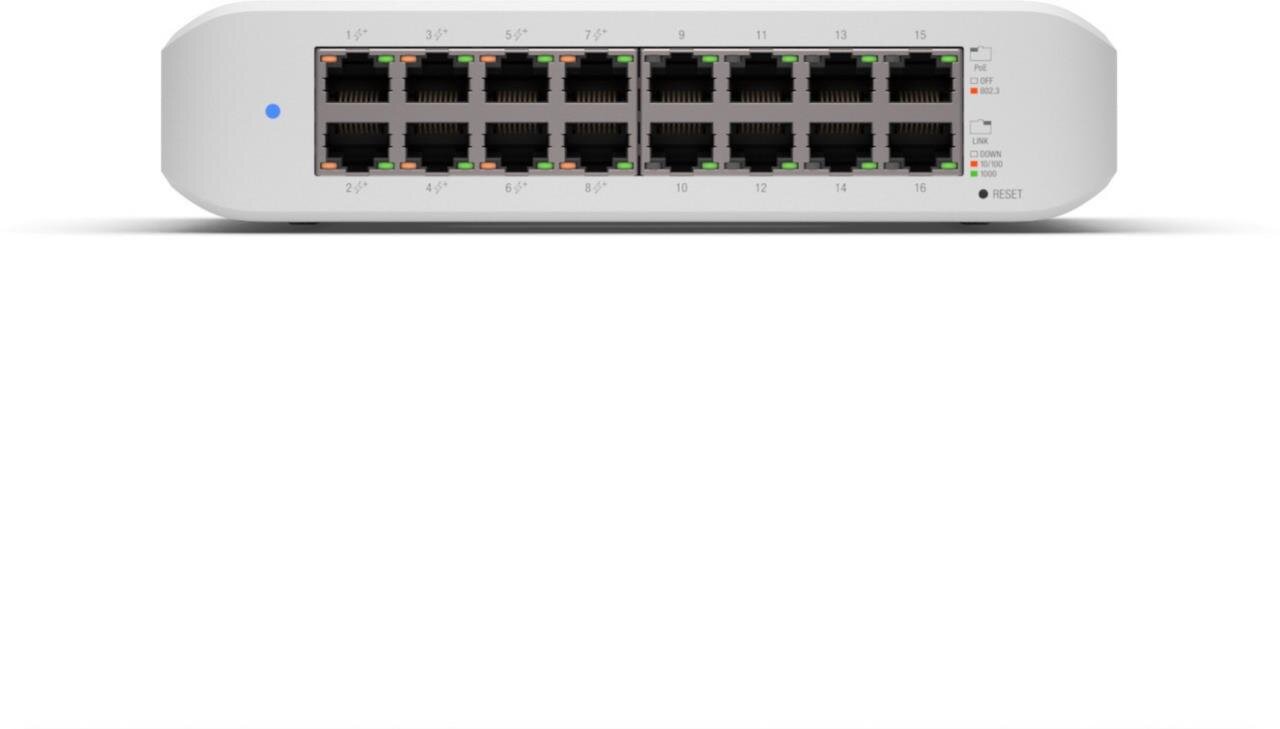 UniFi USW Lite PoE 802.3af/at 16-Port Gigabit Switch mit Layer2 Features