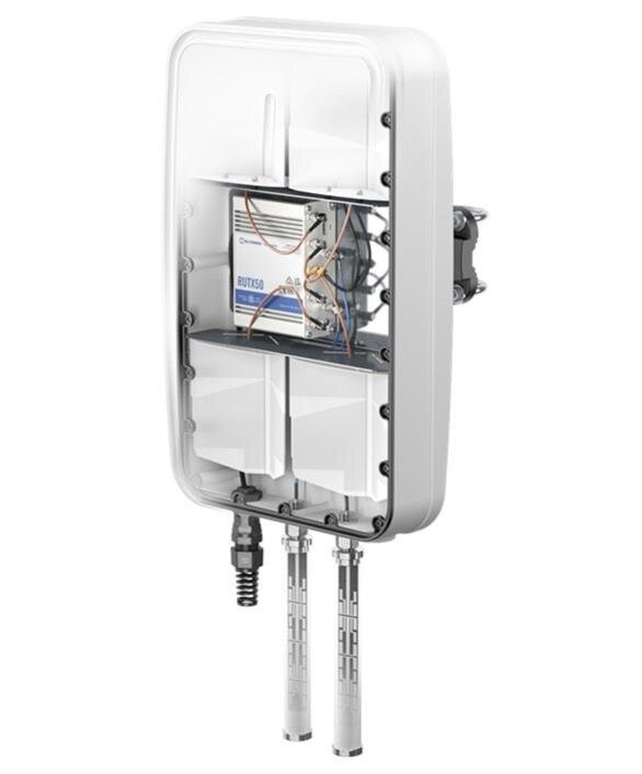 QuMax Omni für RUTX50, IP67 Gehäuse mit LTE Omni-, WiFi & GPS Antenne