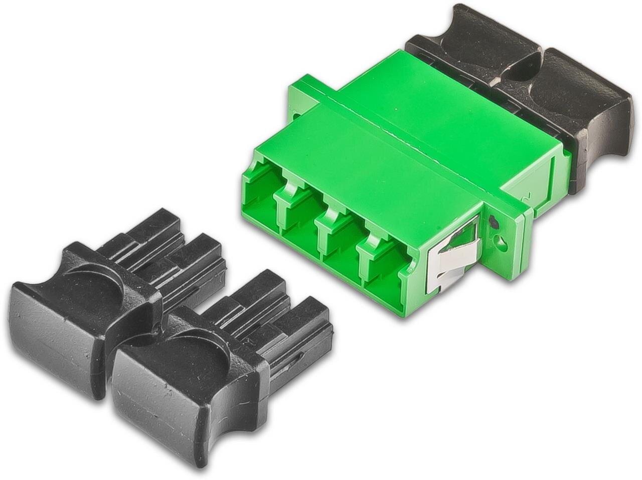 High Quality LWL Kupplung, LC, quadro, Singlemode, APC