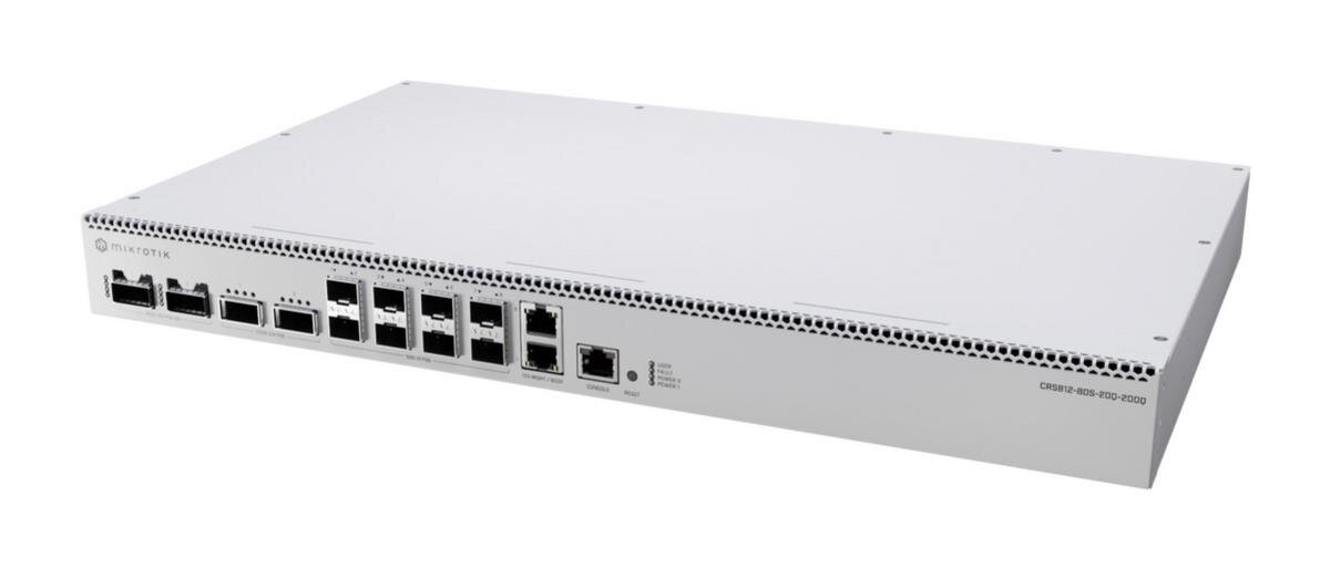 CRS812 DDQ - Cloud Router Switch, Layer-3, 400G mit Dual QSFP-DD