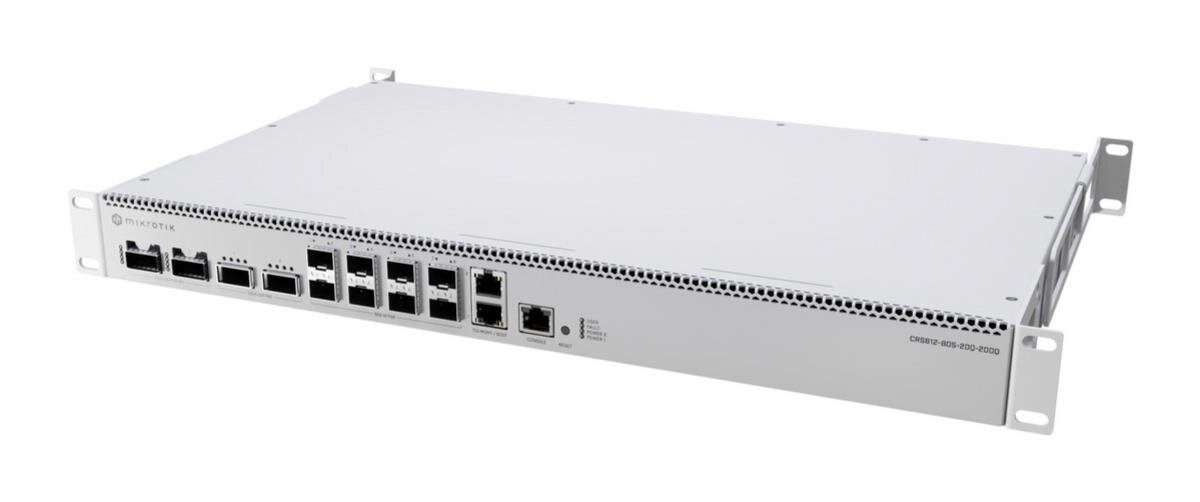 CRS812 DDQ - Cloud Router Switch, Layer-3, 400G mit Dual QSFP-DD