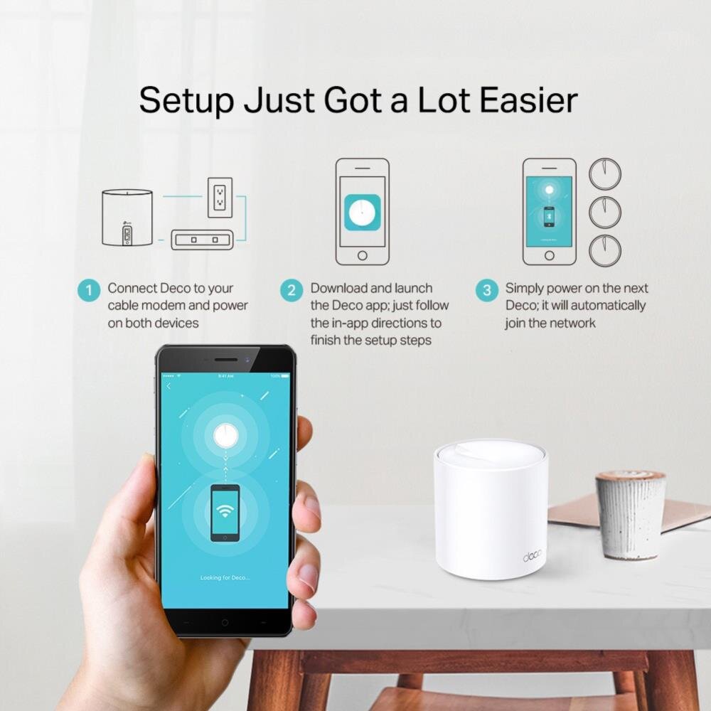 AX1800 Whole Home Mesh Wi-Fi 6 System, 3er Pack