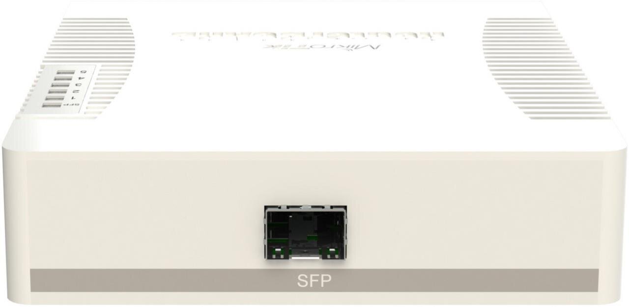 RB260GSP 5-port Gigabit Smart Switch, 1x SFP, PoE, SwOS