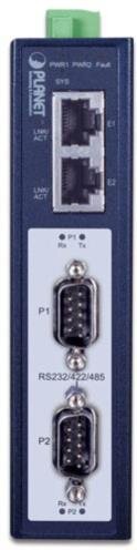 IP30 Industrial 2-Port RS232/422/485 Modbus Gateway