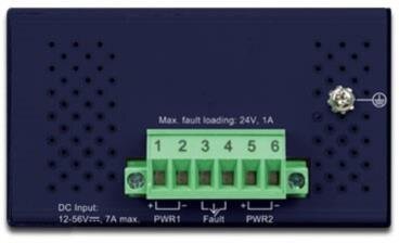 IP40 Industrial 4Port Gbit 802.3at PoE + 1Port Gbit + 1-Port Gbit SFP Switch