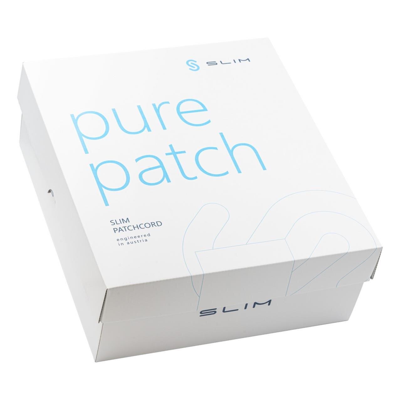 KAT6A 10 Gigabit Lightpatchkabel, 1,0m, U/FTP, Ø 3,8mm, grau, 90-Pack